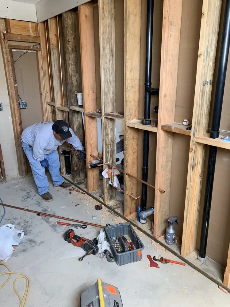 Commercial rough-in plumbing for Commercial Plumbing in Graniteville